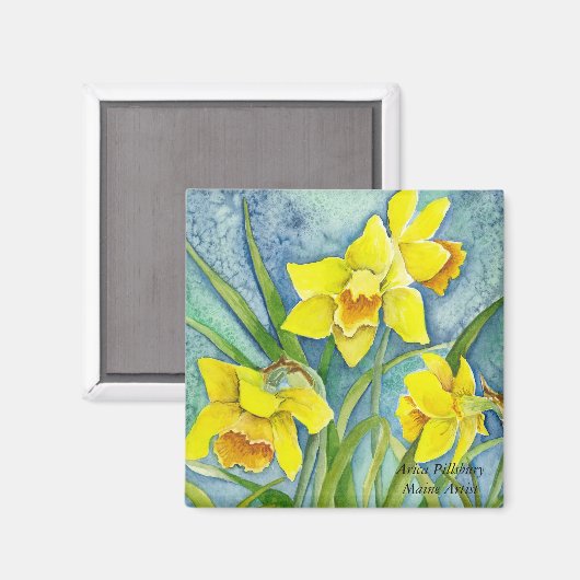 DAFFODILS Magnet (Vorderseite/Rückseite)