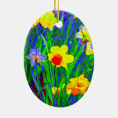 Daffodils-Ornament Keramikornament (Hinten)
