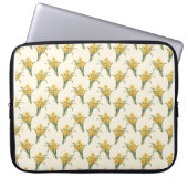 Daffodils pattern laptopschutzhülle (Vorderseite)