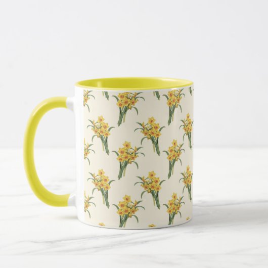 Daffodils pattern tasse (Links)