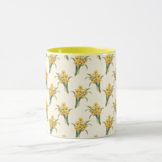 Daffodils pattern tasse (Zentrum)