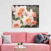 Daffodils Peach Leinwanddruck (Insitu (Wohnzimmer))