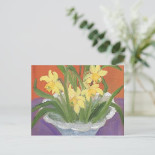 DAFFODILS POSTKARTE (Stehend Vorderseite)
