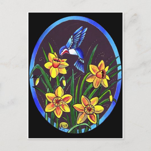 DAFFODILS POSTKARTE (Vorderseite)