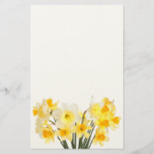 Daffodils Stationery Briefpapier (Vorderseite)