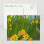 Daffodils: Susan Payne-Trutna Postkarte (Vorne/Hinten)