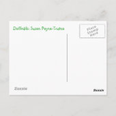 Daffodils: Susan Payne-Trutna Postkarte (Rückseite)