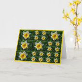 Daffodils Tic Tac Toe Grußkarte für KrebsPat Karte (Gelbe Blume)