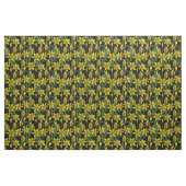 Daffodils Yellow Narcissus Blume Pattern auf Schwa Stoff (Fat Quarter (45,7 x 55,9 cm))
