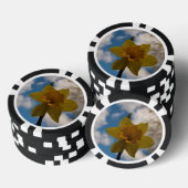 Daffodin im Frühjahr Pokerchips (Stapel)