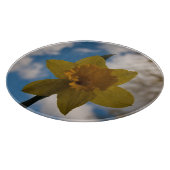 Daffodin im Frühjahr Schneidebrett (Ecke)