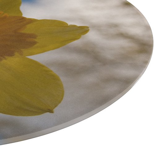 Daffodin im Frühjahr Schneidebrett (Ecke)