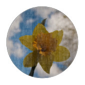 Daffodin im Frühjahr Schneidebrett (Vorderseite)