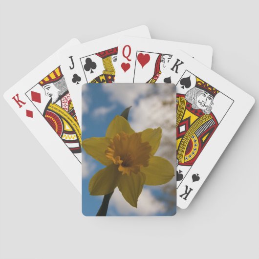 Daffodin im Frühjahr Spielkarten (Rückseite)