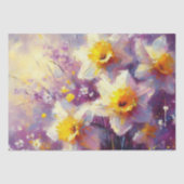 Daffodin Lila Gelbfärbung Seidenpapier (Vorderseite)