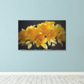 Daffodis Blume Leinwand Fotografie (Insitu (Holzboden))