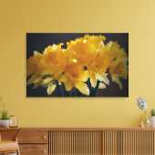 Daffodis Blume Leinwand Fotografie (Insitu (Wohnzimmer))