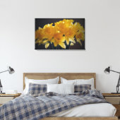 Daffodis Blume Leinwand Fotografie (Insitu (Schlafzimmer))