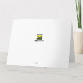 Daffodis Custom Geburtstags Grußkarte Karte (Rückseite)