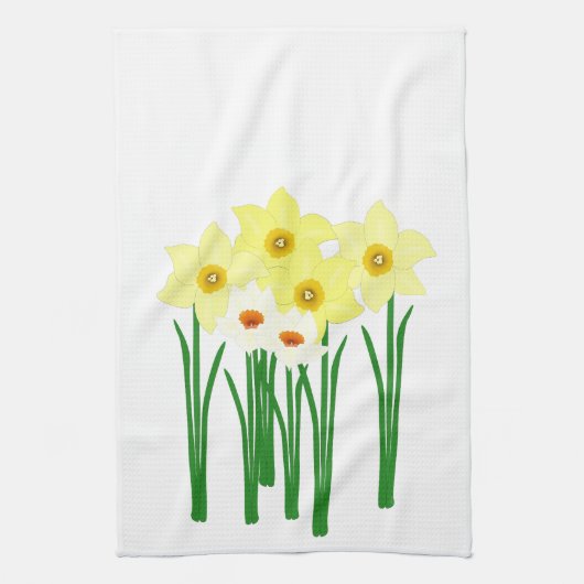Daffodis Küchentücher (Vertikal)
