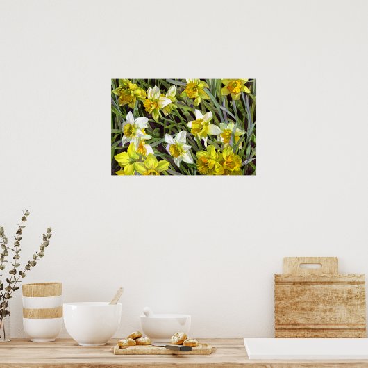 Daffodis Poster Print (Küche)