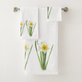 Daffodische Blume Badhandtuch Set (Insitu)