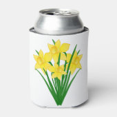 Daffodische Blume Dosenkühler (Kanne Vorderseite)