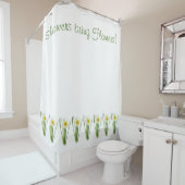 Daffodische Blume Duschvorhang (Beispiel)