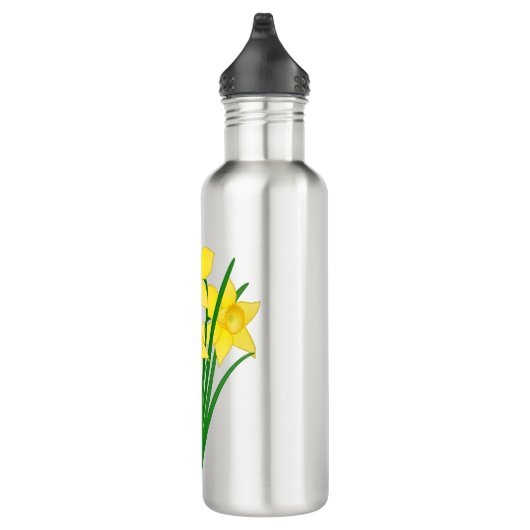 Daffodische Blume Edelstahlflasche (Rechts)
