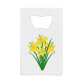 Daffodische Blume Geldbeutel Flaschenöffner (Vorderseite)