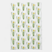 Daffodische Blume Geschirrtuch (Vertikal)