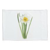 Daffodische Blume Kissenbezug (Rückseite-Rechts)