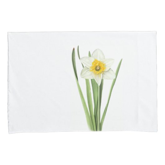 Daffodische Blume Kissenbezug (Vorderseite-Rechts)
