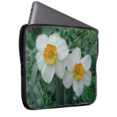 Daffodische Blume Laptopschutzhülle (Vorne Rechts)