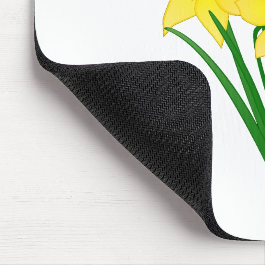 Daffodische Blume Mousepad (Ecke)