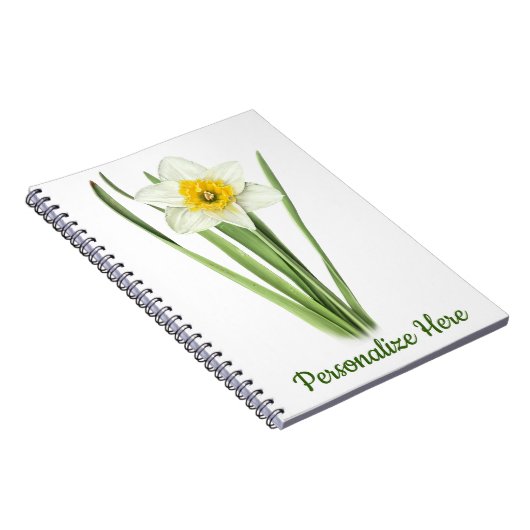 Daffodische Blume Notizblock (Rechte Seite)
