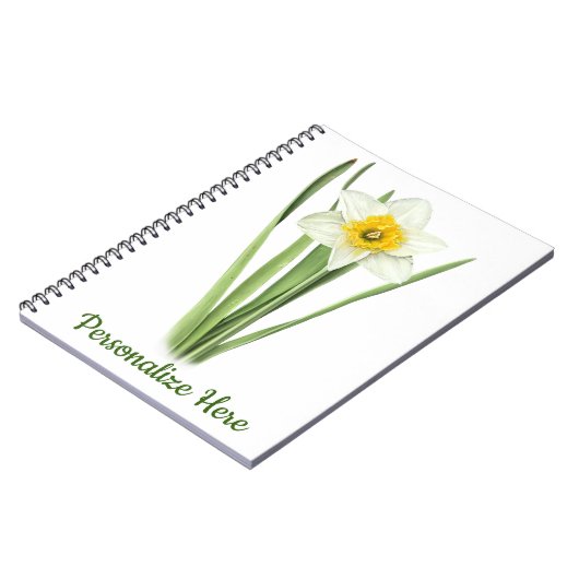 Daffodische Blume Notizblock (Linke Seite)