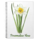 Daffodische Blume Notizblock (Vorderseite)
