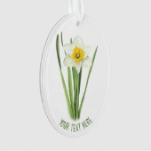 Daffodische Blume Ornament (Vorderseite)