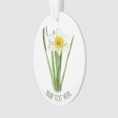 Daffodische Blume Ornament (Vorderseite)