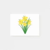 Daffodische Blume Post-it Klebezettel (Vorderseite)