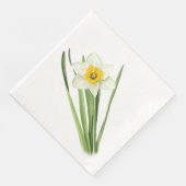 Daffodische Blume Serviette (Ecke)