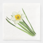 Daffodische Blume Serviette (Vorderseite)