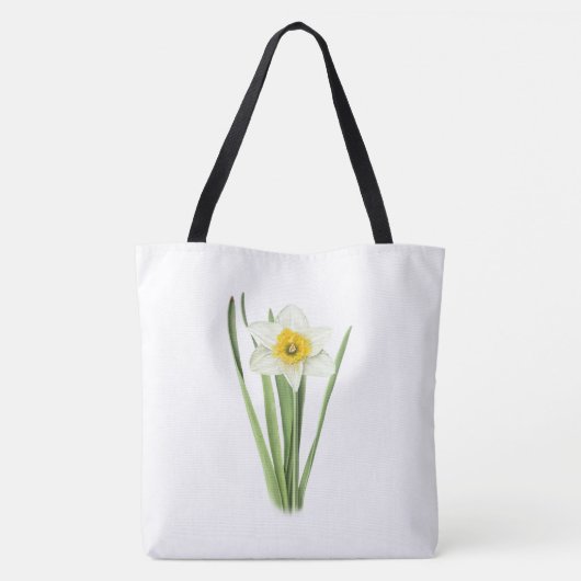 Daffodische Blume Tasche (Rückseite)