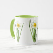 Daffodische Blume Tasse (Vorderseite Links)