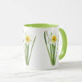 Daffodische Blume Tasse (VorderseiteRechts)