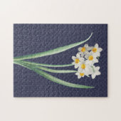 Daffodische Blume Vintag Retro Art Puzzle (Horizontal)