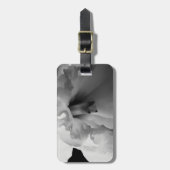 Daffodische Schwarz-Weiß-Fotografie Gepäckanhänger (Vorderseite vertikal)