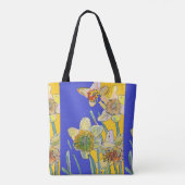 Daffodische Wasserfarben-Blüte Damen Tote Tasche (Rückseite)
