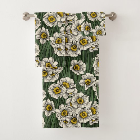 Daffodischer Garten Badhandtuch Set (Insitu)